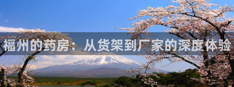 杏运娱乐官网：福州的药房：从货架到厂家的